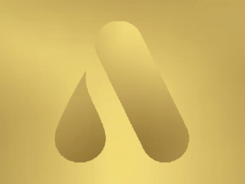Goldenes Icon-A vor goldenem Hintergrund